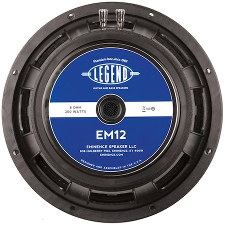 Eminence Speaker 12 in. Guitar Speaker LEGENDEM12N